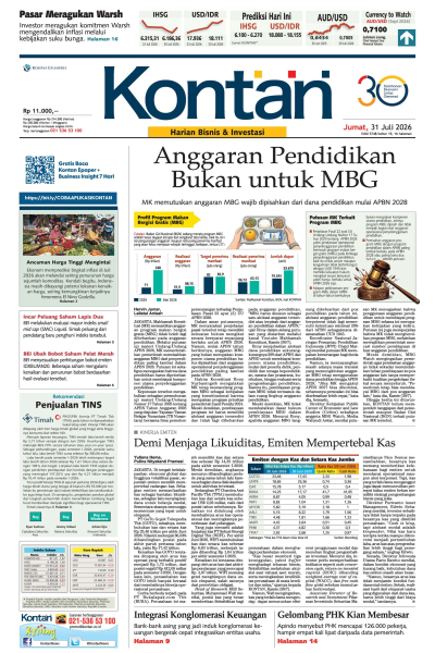 Kontan Harian - 31 Juli 2026