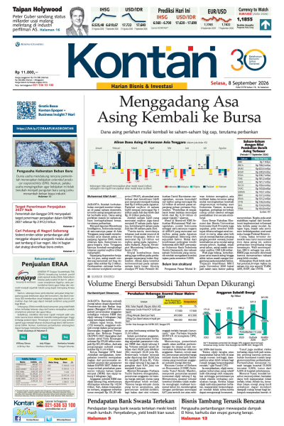 Kontan Harian - 08 September 2026