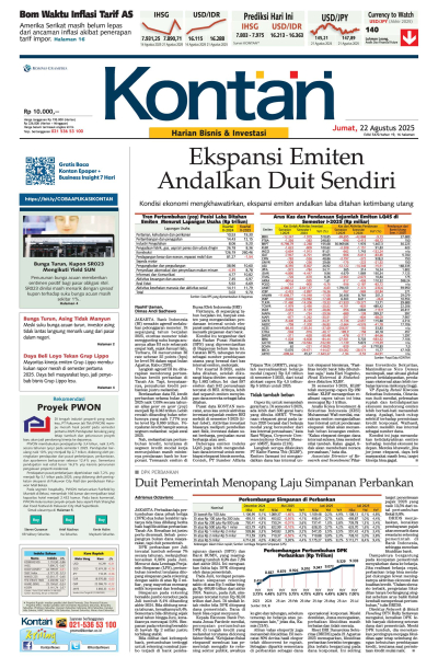 Kontan Harian - 22 Agustus 2025