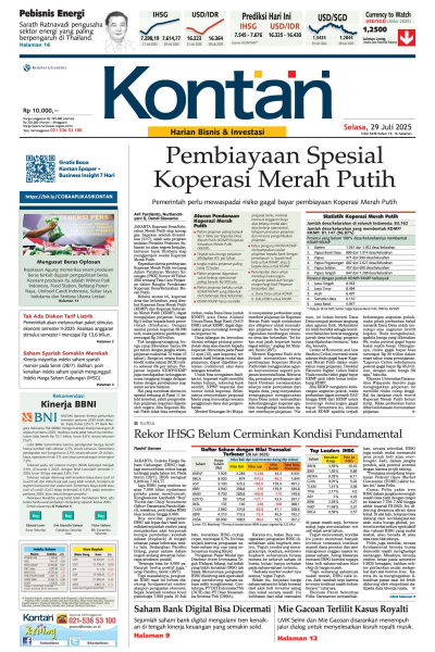 Kontan Harian - 29 Juli 2025