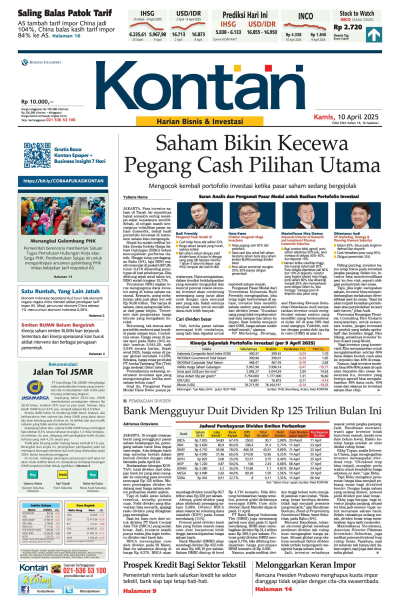 Kontan Harian - 10 April 2025