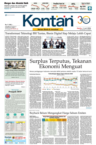 Kontan Harian - 02 Juli 2026