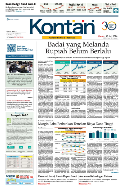 Kontan Harian - 30 Juli 2026