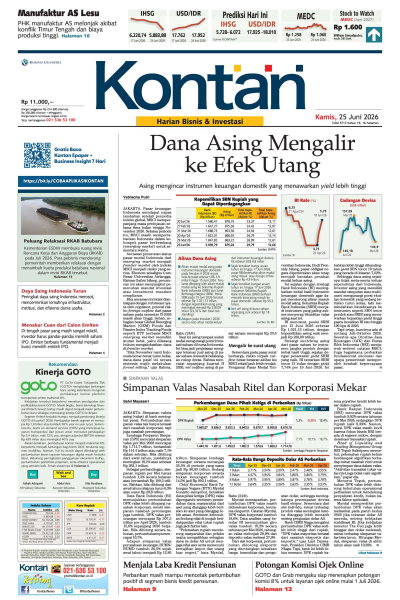 Kontan Harian - 25 Juni 2026