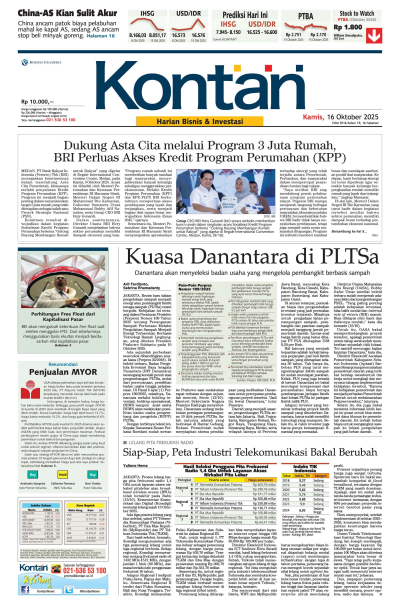 Kontan Harian - 16 Oktober 2025