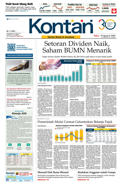Kontan Harian - 19 Agustus 2026
