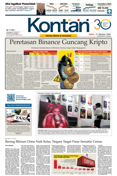 Kontan Harian - 31 Oktober 2026