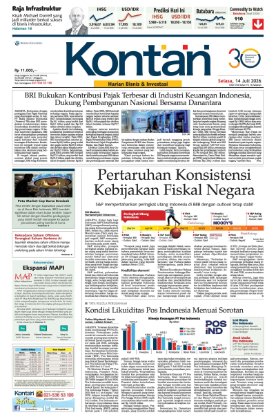 Kontan Harian - 14 Juli 2026
