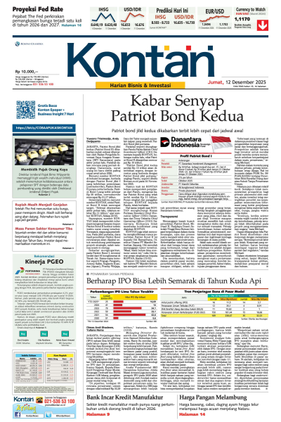 Kontan Harian - 12 Desember 2025