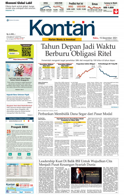 Kontan Harian - 15 Desember 2021
