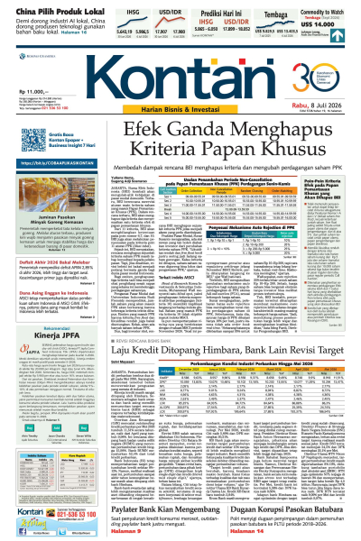Kontan Harian - 08 Juli 2026